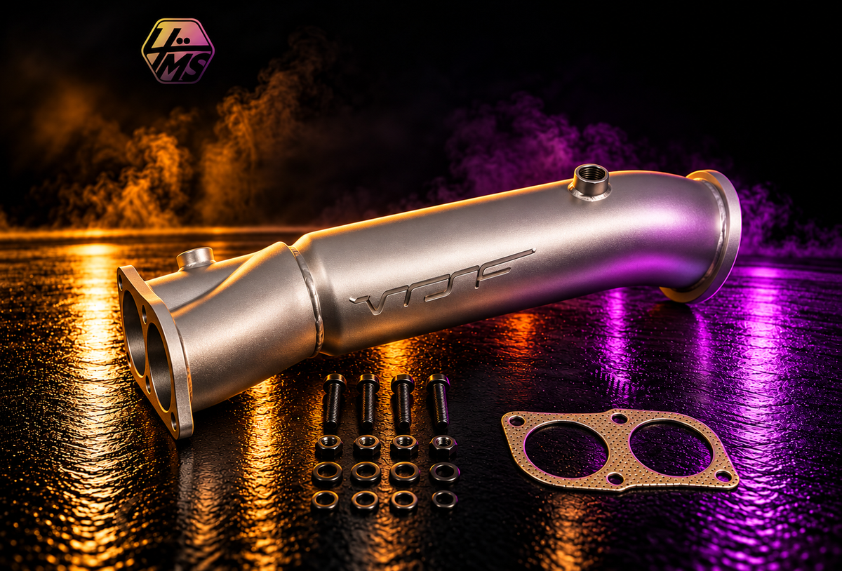VRSF Ceramic Coated Downpipe Upgrade - BMW N55 135i / 335i / X1 35i (E-Chassis) – 10902015