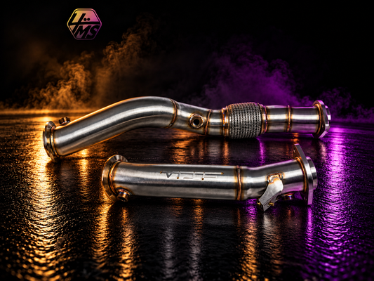 VRSF Racing Downpipes - BMW S58 M3 / M4 / M2 (G80 / G82 / G83 / G87) - Brushed – 10802058