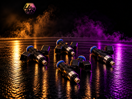 Precision Raceworks Bosch Flow Matched Injectors 750cc US Car Connector (6-Pack) – 501-0028
