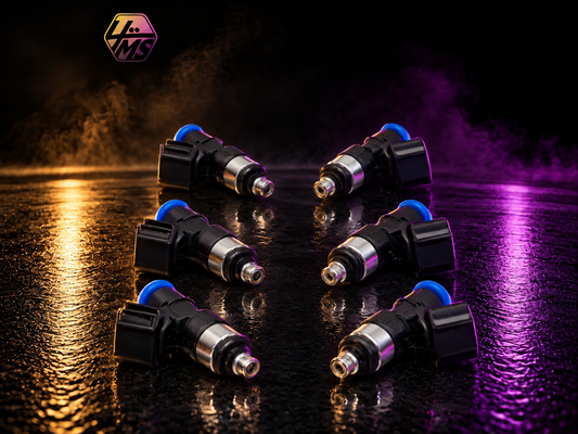 Precision Raceworks Bosch Flow Matched Injectors 750cc US Car Connector (6-Pack) – 501-0028