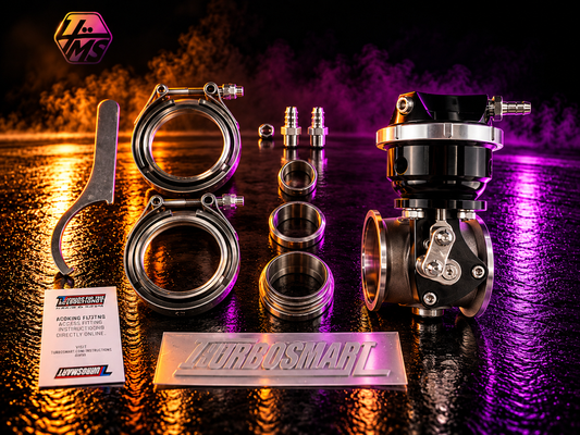 Turbosmart Pneumatic StraightGate50 6psi External Wastegate (Black) – TS-0565-1762