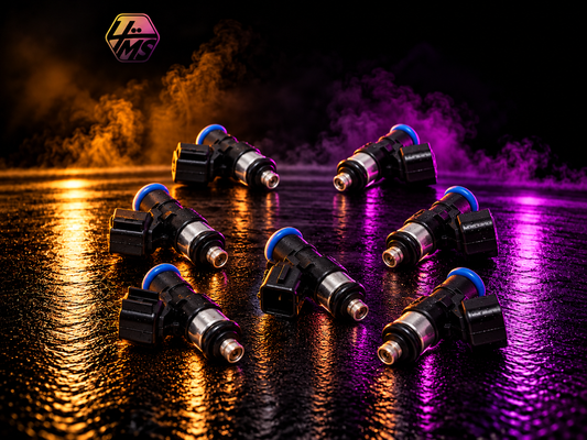 Precision Raceworks Bosch Flow Matched Injectors 950cc US Car Connector (6-Pack) – 501-0082