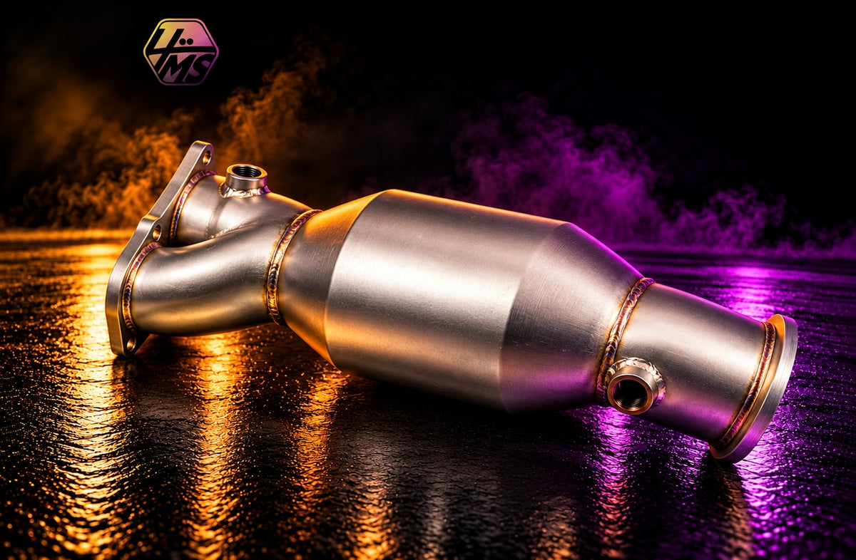 VRSF Ceramic Coated Downpipe Upgrade - BMW N55 135i / 335i / X1 35i (E-Chassis) – 10902015