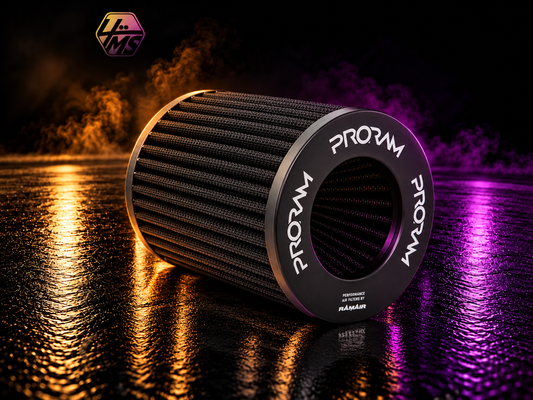 Ramair PRORAM Pleated Universal Cone Air Filter, 63mm (2.5in) ID Neck, 120mm – PR-CC-120-63