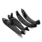 Set of interior handle covers for BMW F30, F31, M3 F80 Black SCHWARZ - KLIFEX