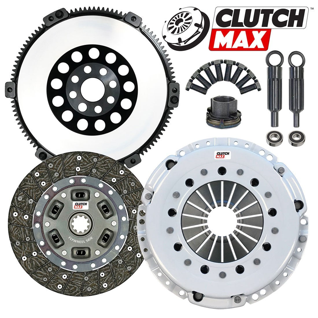 CLUTCHMAX STAGE 2 CLUTCH KIT & PERFORMANCE CHROMOLY FLYWHEEL BUNDLE SET