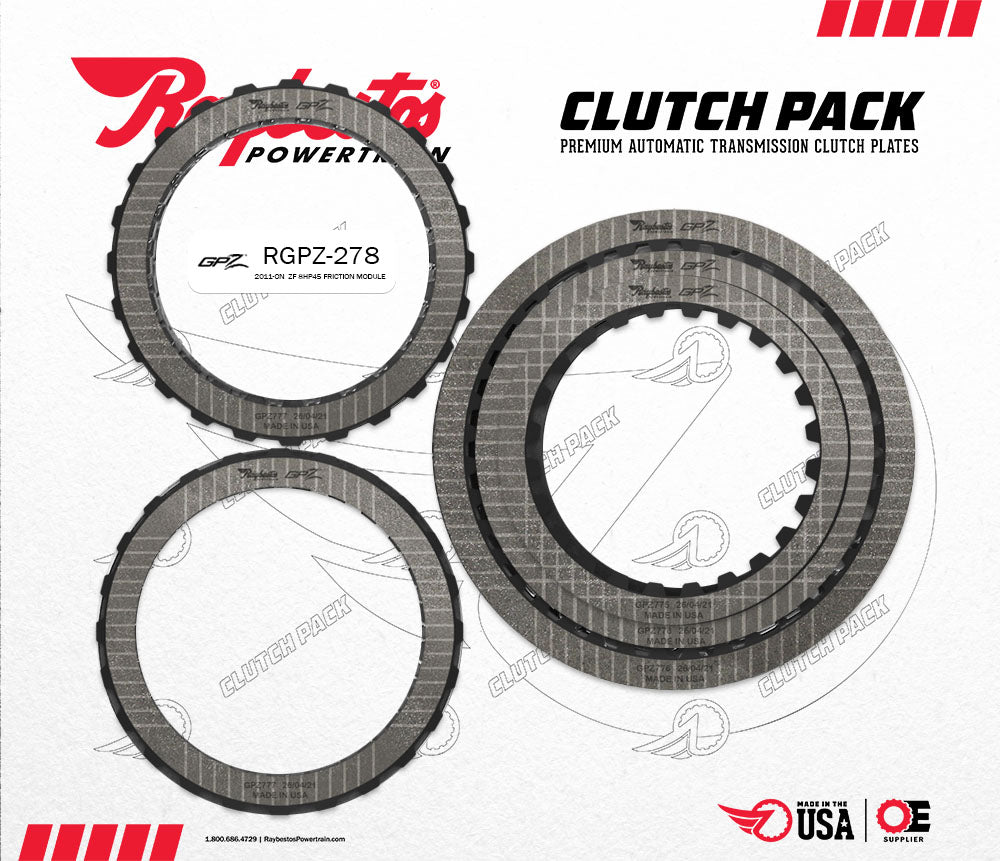 8HP45 GPZ Friction Clutch Pack Raybestos