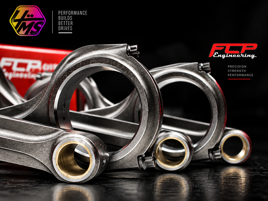 FCP Engineering H-Beam Connecting Rod Set - BMW M50 / M52 / M54, 135mm (6 pcs) – FCPRHB1354822-6