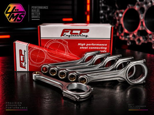 FCP Engineering H-Beam Connecting Rod Set - BMW M50 / M52 / M54, 135mm (6 pcs) – FCPRHB1354822-6