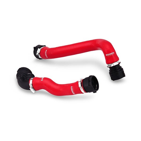 N52 N54 - Silicone Radiator Hose Kit - Red - MISHIMOTO